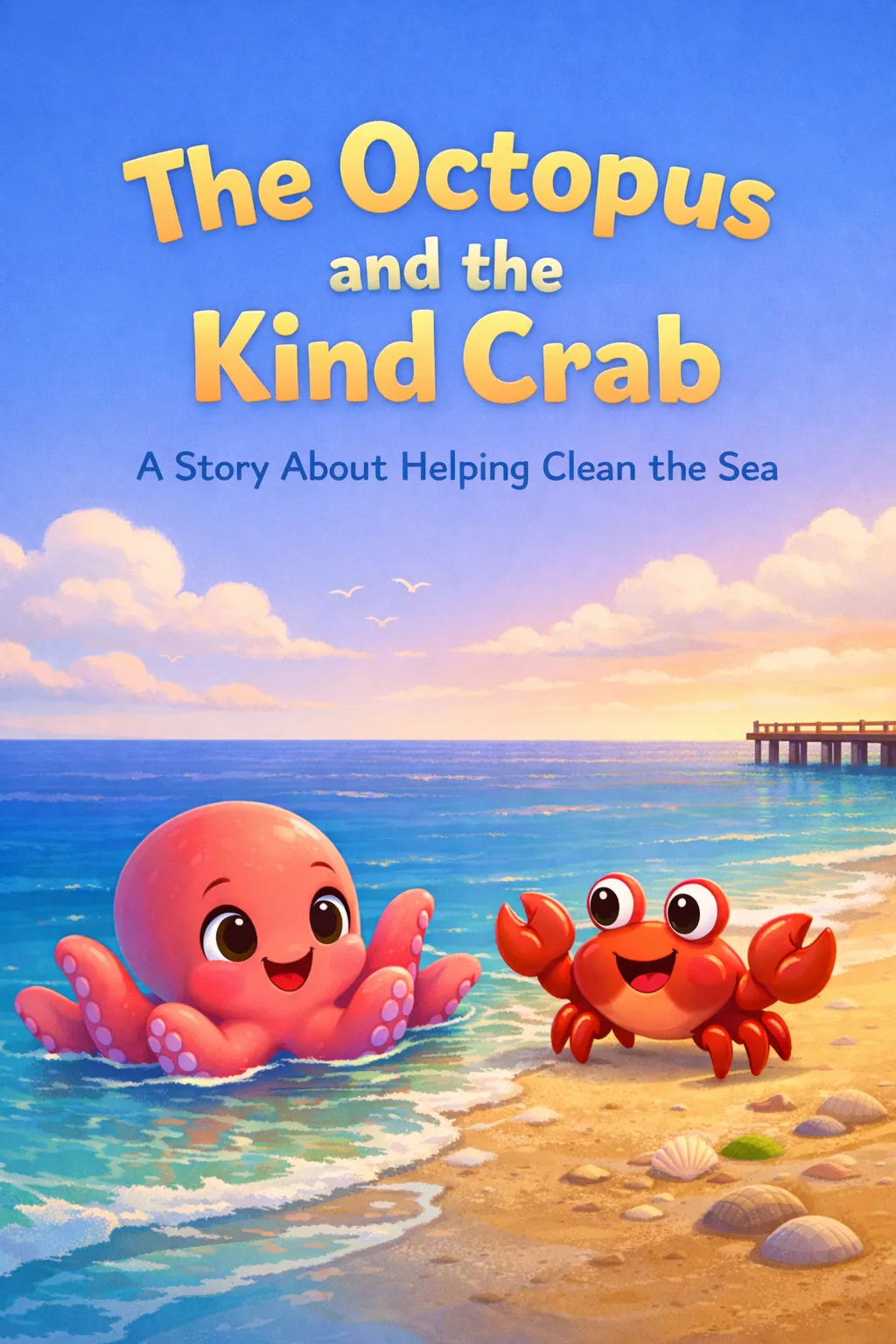 The Octopus And The Kind Crab, a Puztory story cover
